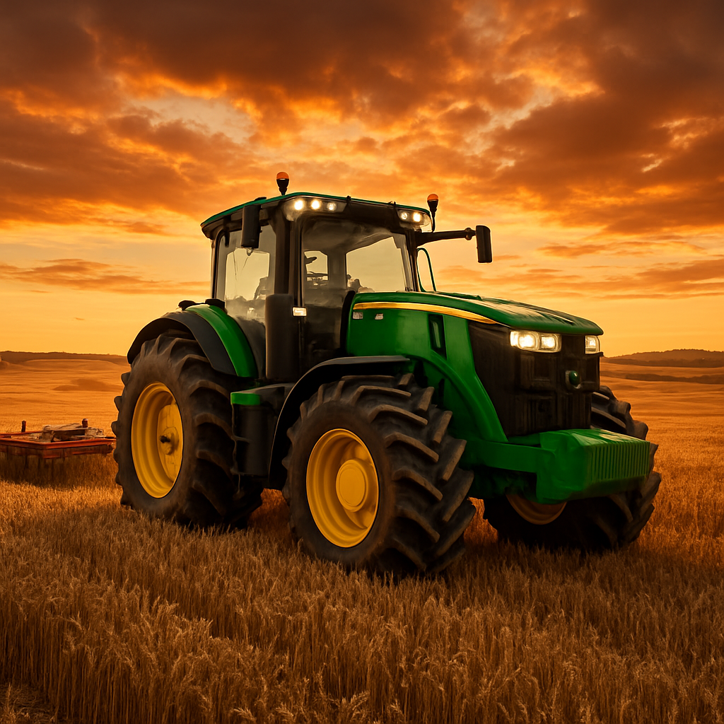 Tractor in Field